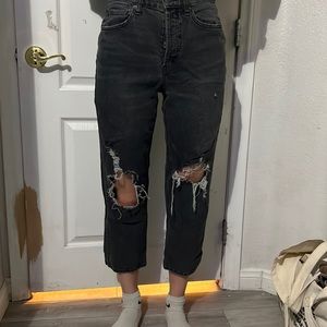 straight leg black jeans 🖤🦇